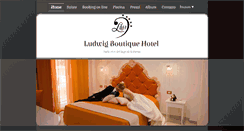 Desktop Screenshot of ludwigboutiquehotel.com